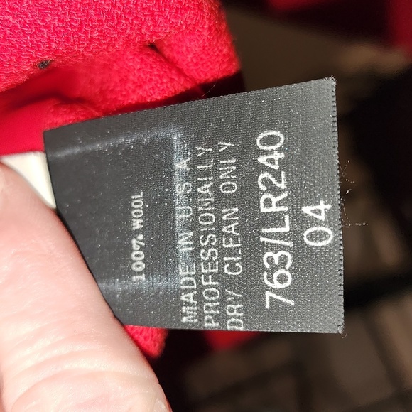 100% wool Matador Themed Red & Black Blazer small - Picture 7 of 8